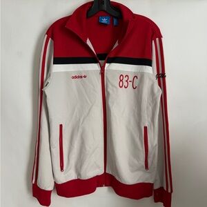 Adidas 83-C Red Jogger Tracksuit Jacket
